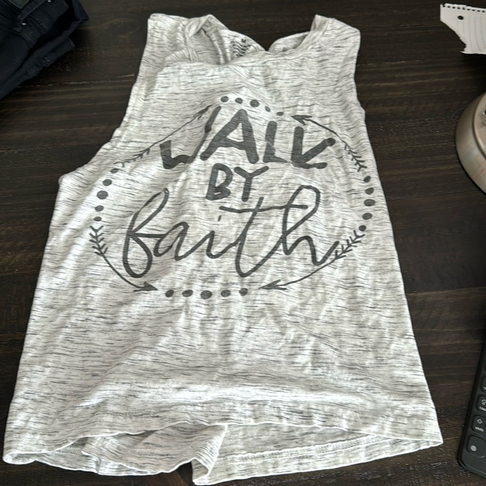 A cute walk by faith shirt.